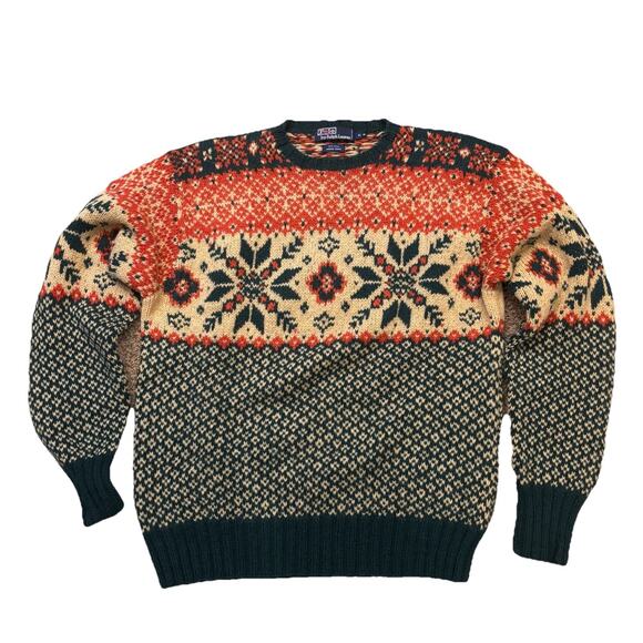 Polo by Ralph Lauren Multicolor Crewneck Sweater - Picture 1 of 9